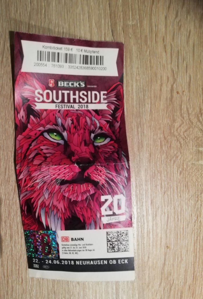 Festival Southside Ticket 2018